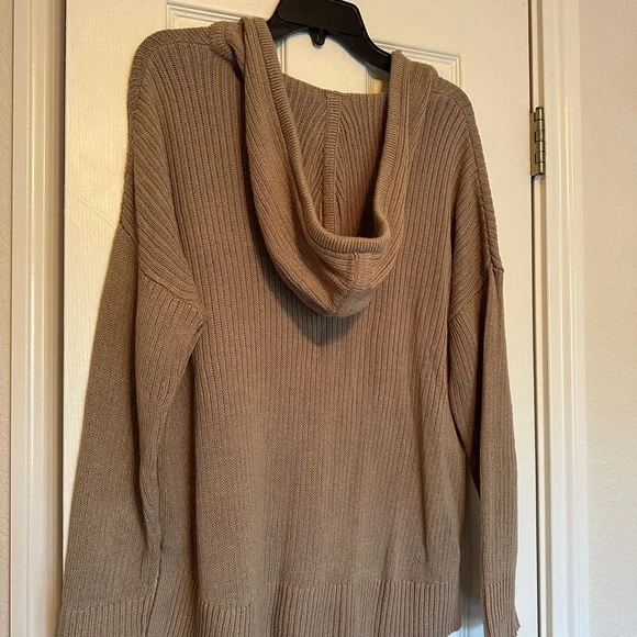 J Jill’s Haven - Linen/Cotton pullover hoodie sweater chic - Picture 5 of 5